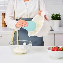Ikea Lättbakad Hamur Spatulası Kase Sıyırıcı 14x10 Cm Turkuaz