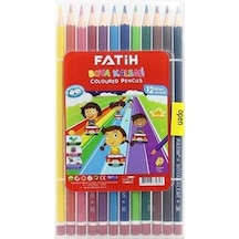 Fatih Kuru Boya Çantalı Tam Boy 12 Renk 33285 Çok Renkli