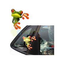 Kurbağa Kelebek Cam Kapı Oto Sticker Araba Yapıştırma Etiket