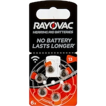 Rayovac Hearing Aid Batteries 13 Numara Blister İşitme Cihaz Pili 6'lı