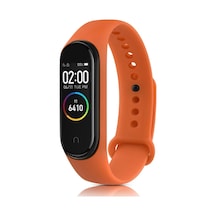 Newface - 763 - Xiaomi Mi Band 4 Kla Kordon - Csmo-tex - - Turuncu