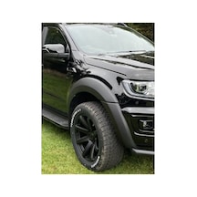 Ford Ranger 2018-2021 Slim Dodik Sensörsüz Çamurluk Dodik Seti / Fender Flare Mat Siyah