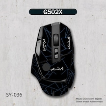G502x Uyumlu Mouse Grip Tape Kaymaz Tutuş Bandı, Dekoratif Koruyucu Kaplama Sticker Sy-036