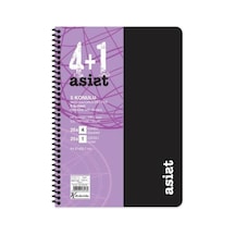 Keskin A4 4+1 X 25 125 Yp.ayraçlı Pp Kapak Asist Defter