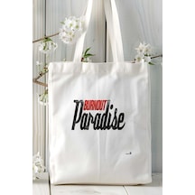 Art Hediye Burnout Paradise Baskılı Omuz Çantası Çift Taraflı Baskı Kişiye Özel Model 3 Çok Renkli
