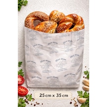 Poğaça Simit Gevrek Kese Kâğıdı Büyük Boy 16 X 35 Cm 50 Adet