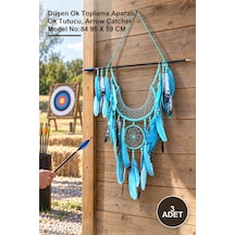 3 Adet Ok Yayı Düş Kapanı Düşen Ok Toplama Aparatı, Ok Tutucu, Arrow Catcher Model No:84 95 X 59 Cm