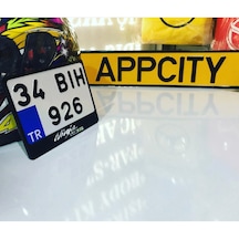 Appcity Bisiklet Plaka & Isimli Motosiklet Pleksi Plakalik 12X18 517202354