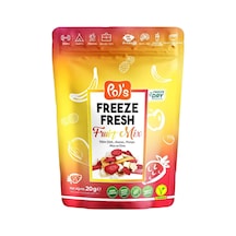 Pol's Freeze Fresh 20 G Fruit Mix - Çıtır Çıtır Doğal Meyve Atıştırmalığı 6'li Avantaj Paketi - Tarı