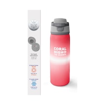 Coral High Mercan Renkli Pipetli Ve Direkt İçim Çelik Termos 800 Ml 38561 Mercan
