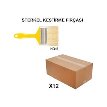Kestirme Fırçası No 5 - 12 Adet Toptan Set