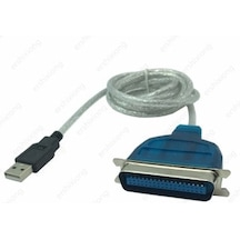 1.5 Metre Usb İeee 1284 Kablo Usb 36 Pin Centronics Yazıcı Kablosu