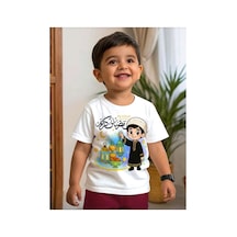Stil X Ramazan Bayramı Baskılı Erkek Çocuk Tshirt, %100 Pamuklu Kumaş Beyaz-7