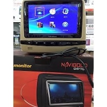 Her Türlü Araç Uyumlu Navigold Ds Oto Koltuk Monitörü Başlık Hdx Gri