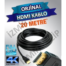 20 Metre Hdmi Fullhd 4K Kablo Digitürk Dsmart Tivibu Görüntü Ses
