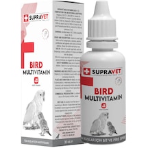 Supravet Plus Kanarya, Papağan, Güvercin Ve Muhabbet Kuşları İçin Multivitamin Damla 30 Ml