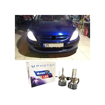 Peugeot 307 Led Xenon Uzun Far Ampulü H7 Mono Yeni Seri Beyaz 2005+