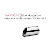 Skoda-vw-seat Oem Egzoz Ucu 6.2cm-5.7cm Çapındaki Uçlara Uygun