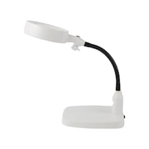 -masaüstü 10x Led Işıklı Büyüteç Okuma El Sanatları Onarım Büyüteç 7765
