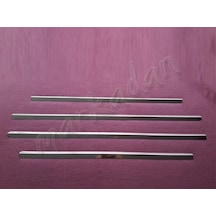 Woc Chrome Mercedes E W211 Krom Cam Çıtası 2002-2009 4 Parça Pasl