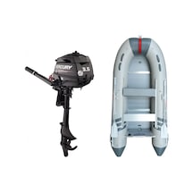Marinport 3.00 Ahşap Taban Şişme Bot + Mercury 3.5 Hp Deniz Motoru