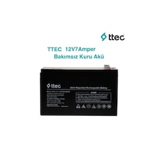 Ttec 12 Volt 7A AKÜ -12V 7 AH KURU BASE AKÜ Ağustos 2024 Üretim