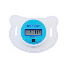 Mavi Lcd Dijital Bebek Termometresi Ağız Meme Bebek Termometresi Bebek Meme Termometresi Ev Sıcaklık Ölçme Araçları Aralığı