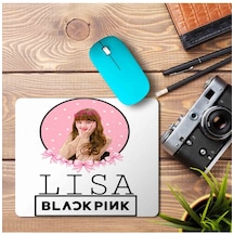 Black Pink Lisa Baskılı Mousepad Mouse Pad