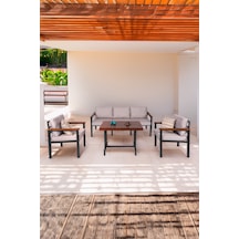 Neokas Bahce Mobilyası, 1+1+3+m Modern Balkon Mobilyası, Kafe Oturma Takımı, Teras Koltugu,