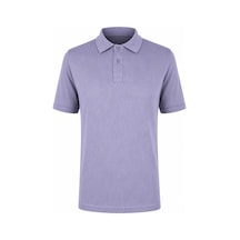 Trender Basic Açık Gri Erkek Polo Yaka T-shirt 2281-1
