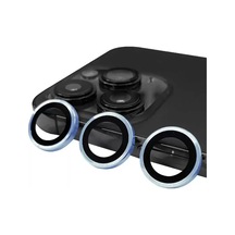 Newface Apple iPhone Uyumlu 13 Pro Max Raze Metal Kamera Lens - Mavi