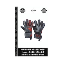 Premium Futbol Maçı Hazırlık Gk-100-4-9 Kaleci Eldiveni 9 No Çok Renkli