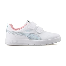 Puma Courtflexv3 Space Belle V Ps Çocuk Günlük Ayakkabı 40434501 Beyaz Beyaz