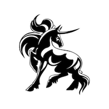 Byr002 Unicorn Oto Motor Laptop Duvar Folyo Sticker 30x33 Cm Efsngrck