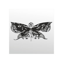 Folyo Sticker Kelebek Kadın 160cm Uzunluk Siyah