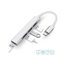 Apple Uyumlu MacBook 4 Port Usb 3.0 Hub Çevirici Çoğaltıcı Type C Çoklayıcı 4