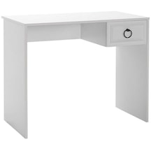 Hampton Çekmeceli Çalışma Masası-mat Beyaz 90x75x51 Cm Gxyxd