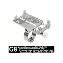 Elmpaly Gub Bisiklet Alüminyum Telefon Tutucu G81 3.5-6.2 İnç Titanyum Titanyum