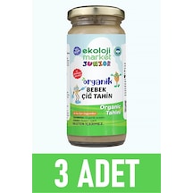 Ekoloji Market Organik Çiğ Tahin Glutensiz Taş Değirmen 3 x 230 G