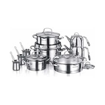 Korkmaz Steama A1702 Çelik Çeyiz Seti 15 Parça