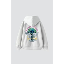 Tarzsokak Wonder Years Baskılı Oversize Unisex Beyaz