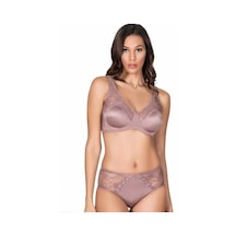 Genel Markalar - Christine, Soft Cup , Dolgusuz, Balenli, Dantel Detaylı , Toparlayıcı Sütyen Külot Takım Vizon Pembe - 120520296 Vizon Pembe - 120520296 Vizon Pembe
