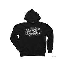 Bullet For My Valentine Group Siyah Fermuarlı Kapşonlu Sweatshirt