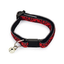Hnrlıshp Beeztees Yavru Kedi Boyun Tasması, Zilli, Kırmızı, 16-23cm