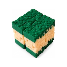Piksel Blok Sonsuzluk Küpü Yeşil 30x30mm