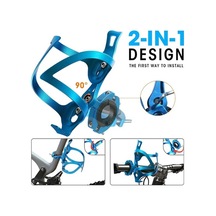 Ebitda Jünsunmay Bisiklet Alüminyum Şişe Tutucu Gümüş, Döner Tabanlı, Gidon/sel Monte, Dayanıklı, Kolay Kurulum Gümüş