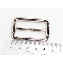 Angel Çanta Aksesuar Gümüş Renk 4X2 Cm Ayarlama Aparatı .
