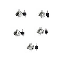 Oval Mobilya Ve Çekmece Kilit 5 Adet 0.30 Mm