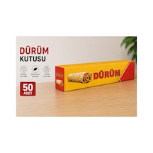 Dürüm Kutusu 50 Adet Karton Dürüm Paketleme Kutusu - 917512560 Diğer