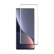 Microcase Xiaomi 12S Ultra 3D Curved Tam Kaplayan Kavisli Cam